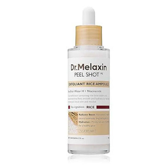 Korean Dr. Melaxin Rice Exfoliating Essence Lightening Contro Moisturizing Oil-Control Hydrating Pore Shrinking Gentle Skincare