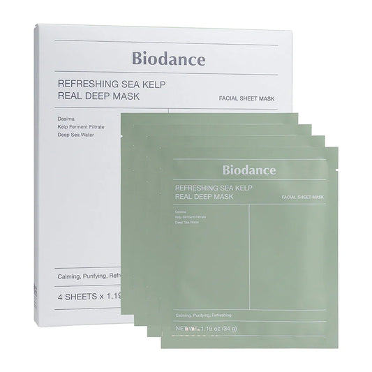 BIODANCE Bio-Collagen Real Deep Mask, Hydrating Overnight Hydrogel Mask, Pore Minimizing, Elasticity Improvement Korean skincare