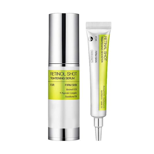 Retinol & Peptide Eye Serum Set - 0.1% Nano Retinal + Matrixyl 3000, Firming & Wrinkle Care, Korean Skincare